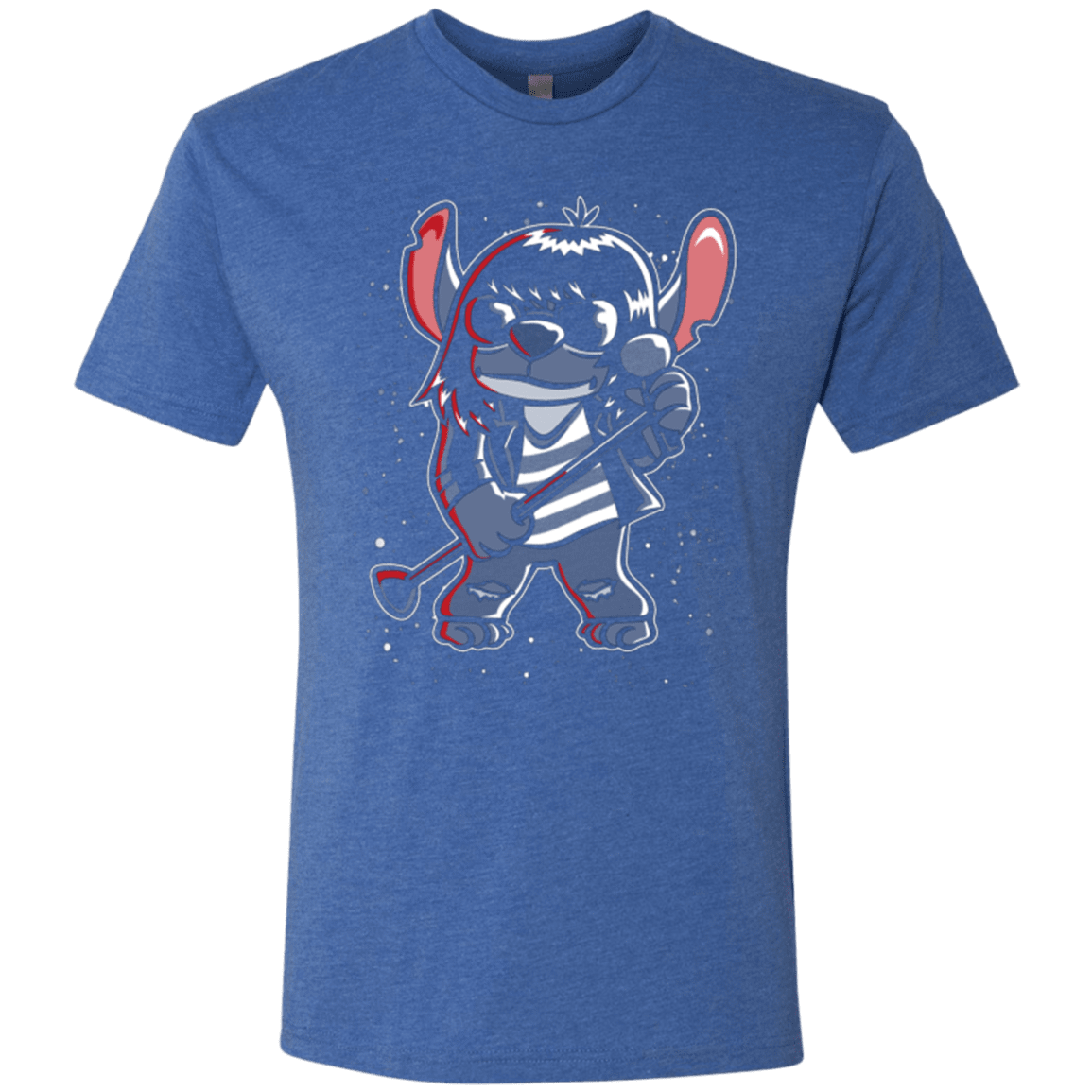 T-Shirts Vintage Royal / Small Gabba Gabba Space Layers Men's Triblend T-Shirt