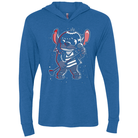 T-Shirts Vintage Royal / X-Small Gabba Gabba Space Layers Triblend Long Sleeve Hoodie Tee