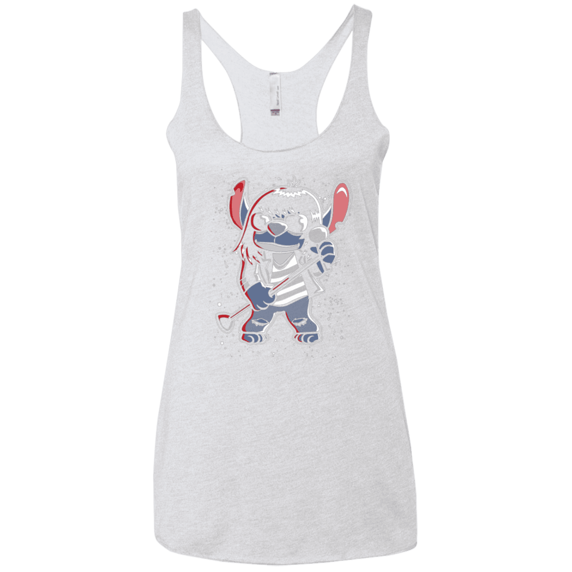 T-Shirts Heather White / X-Small Gabba Gabba Space Layers Women's Triblend Racerback Tank