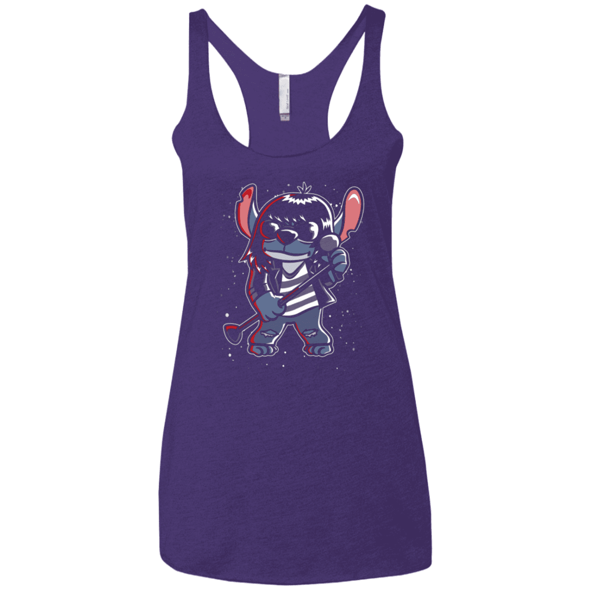 T-Shirts Purple / X-Small Gabba Gabba Space Layers Women's Triblend Racerback Tank