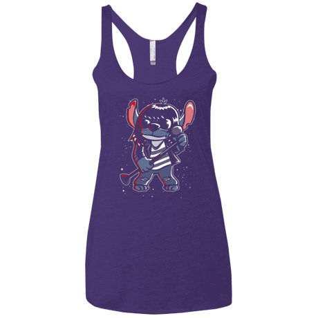 T-Shirts Purple / X-Small Gabba Gabba Space Layers Women's Triblend Racerback Tank