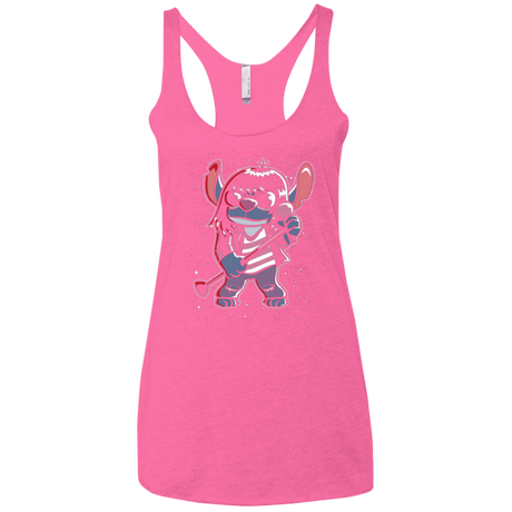 T-Shirts Vintage Pink / X-Small Gabba Gabba Space Layers Women's Triblend Racerback Tank
