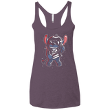 T-Shirts Vintage Purple / X-Small Gabba Gabba Space Layers Women's Triblend Racerback Tank