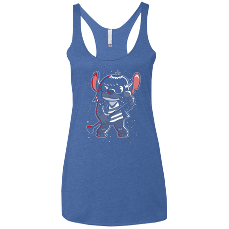 T-Shirts Vintage Royal / X-Small Gabba Gabba Space Layers Women's Triblend Racerback Tank
