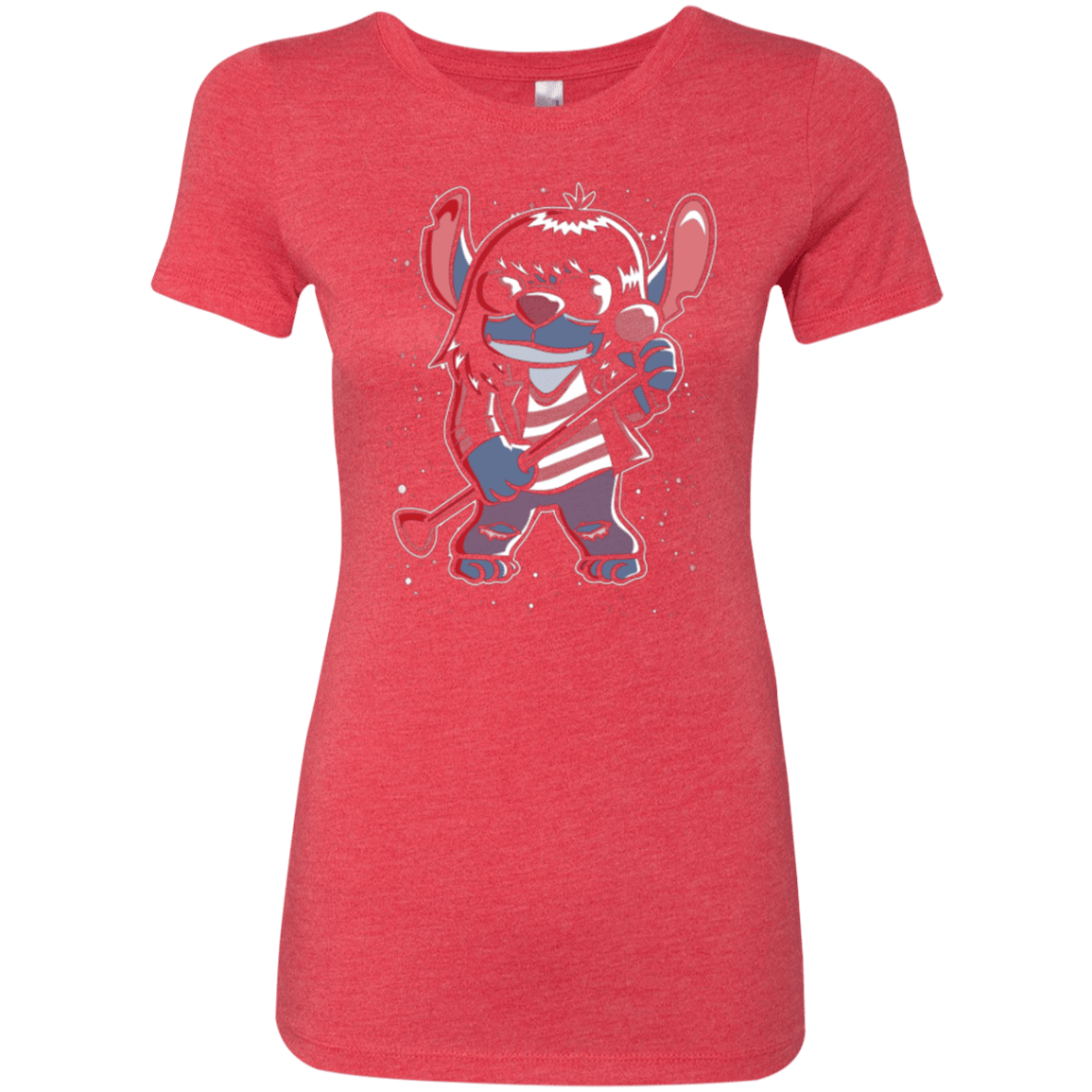 T-Shirts Vintage Red / Small Gabba Gabba Space Layers Women's Triblend T-Shirt