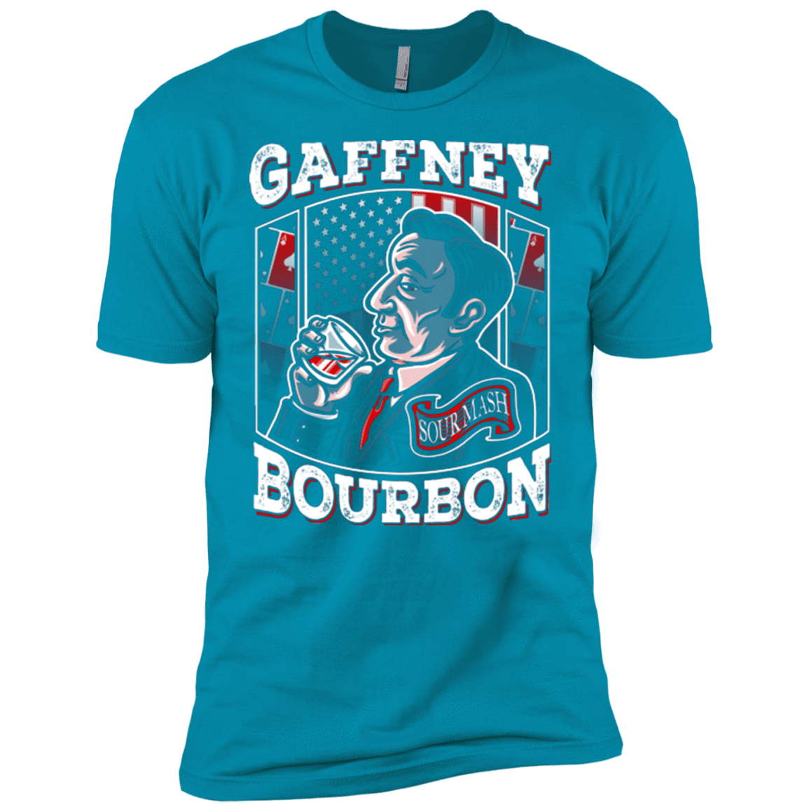 T-Shirts Turquoise / YXS Gaffney Bourbon Boys Premium T-Shirt