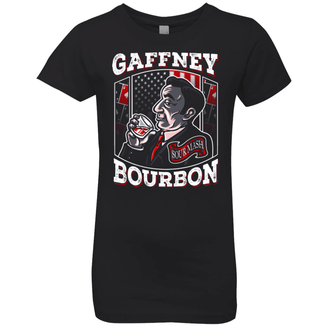 T-Shirts Black / YXS Gaffney Bourbon Girls Premium T-Shirt