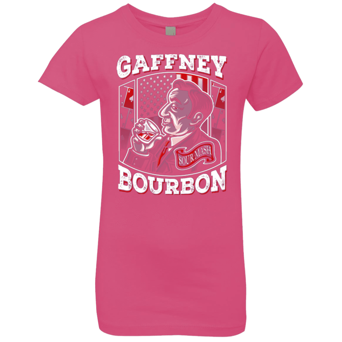 T-Shirts Hot Pink / YXS Gaffney Bourbon Girls Premium T-Shirt