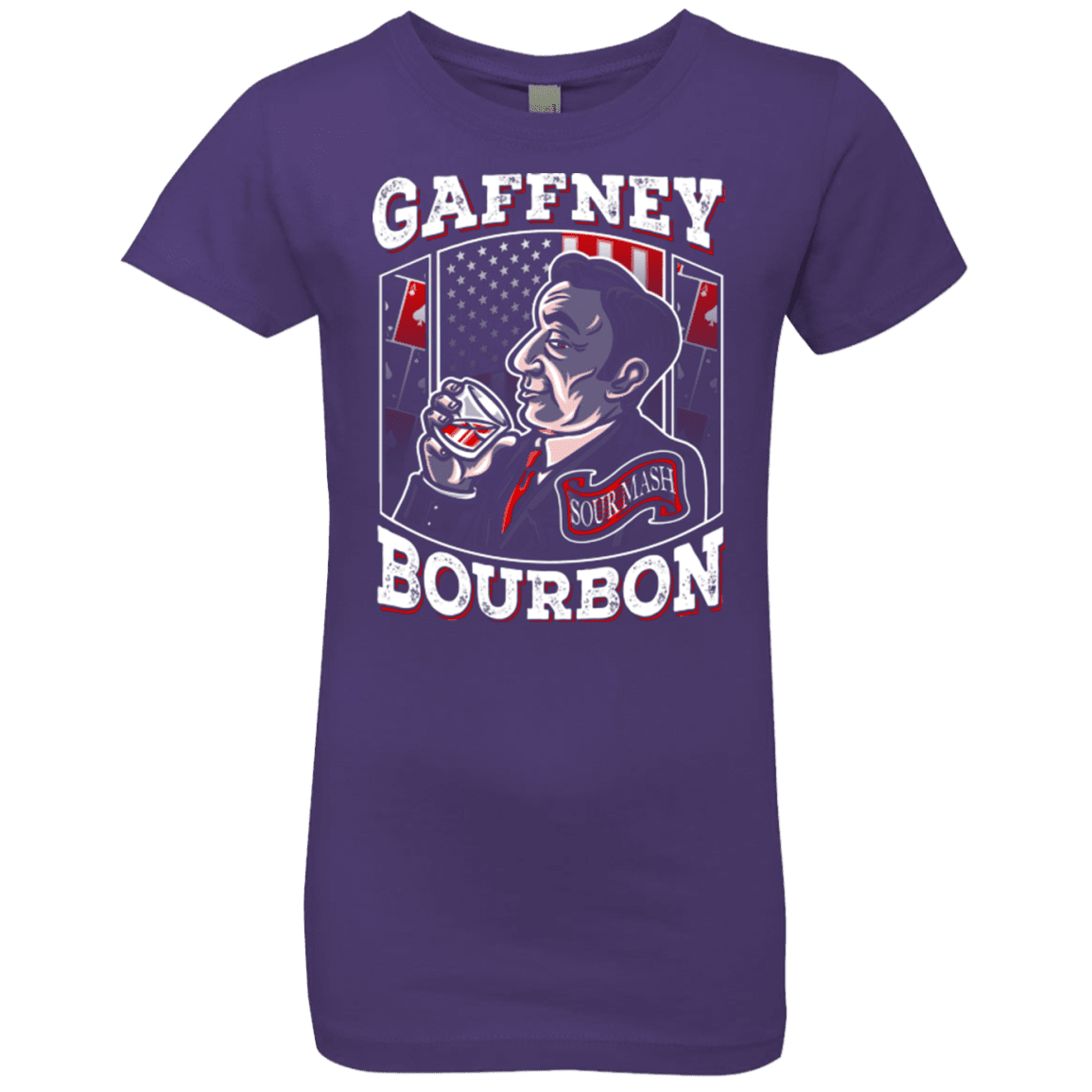 T-Shirts Purple Rush / YXS Gaffney Bourbon Girls Premium T-Shirt