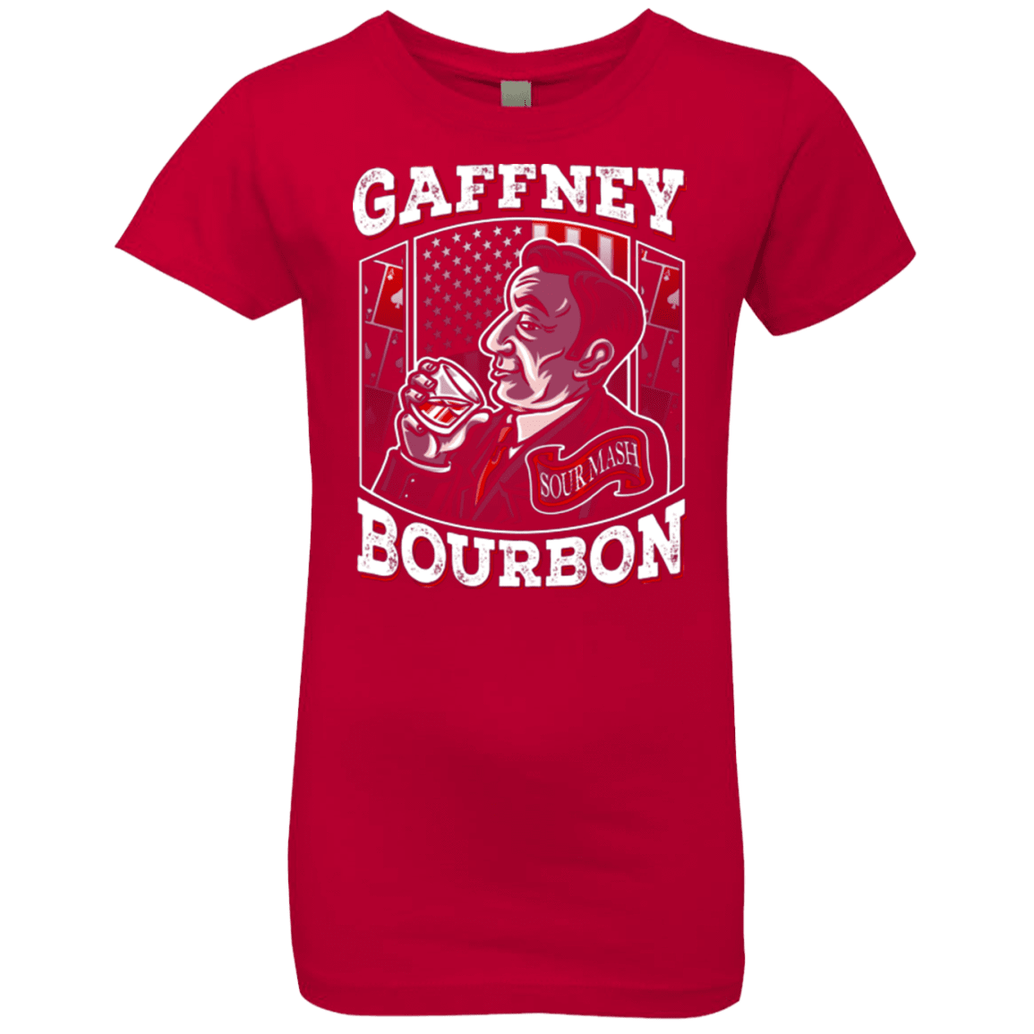 T-Shirts Red / YXS Gaffney Bourbon Girls Premium T-Shirt