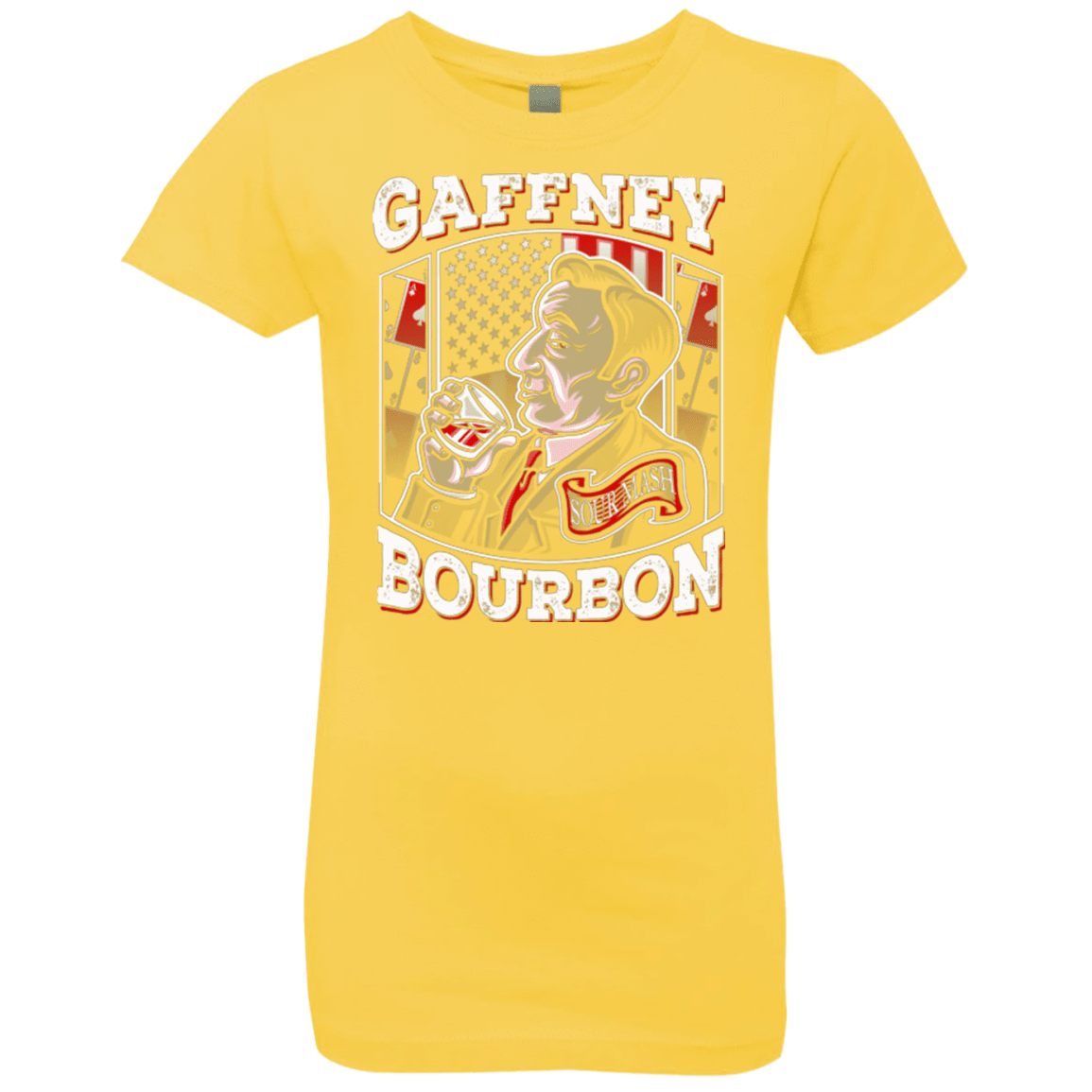 T-Shirts Vibrant Yellow / YXS Gaffney Bourbon Girls Premium T-Shirt