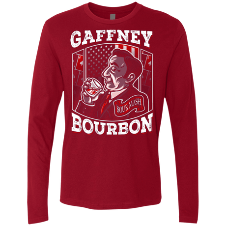 T-Shirts Cardinal / Small Gaffney Bourbon Men's Premium Long Sleeve