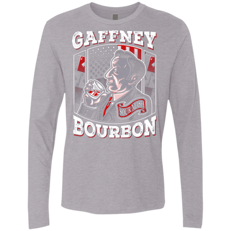 T-Shirts Heather Grey / Small Gaffney Bourbon Men's Premium Long Sleeve