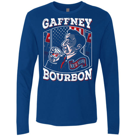 T-Shirts Royal / Small Gaffney Bourbon Men's Premium Long Sleeve