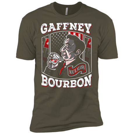 T-Shirts Military Green / X-Small Gaffney Bourbon Men's Premium T-Shirt