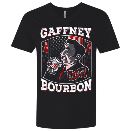 T-Shirts Black / X-Small Gaffney Bourbon Men's Premium V-Neck