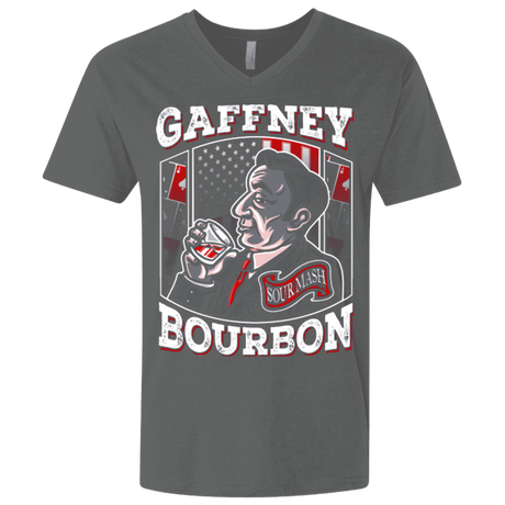 T-Shirts Heavy Metal / X-Small Gaffney Bourbon Men's Premium V-Neck