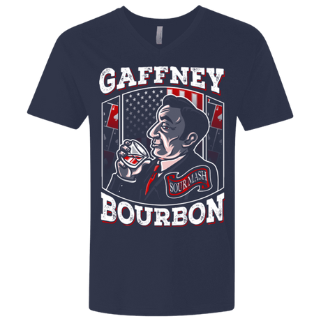 T-Shirts Midnight Navy / X-Small Gaffney Bourbon Men's Premium V-Neck