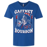 T-Shirts Royal / X-Small Gaffney Bourbon Men's Premium V-Neck