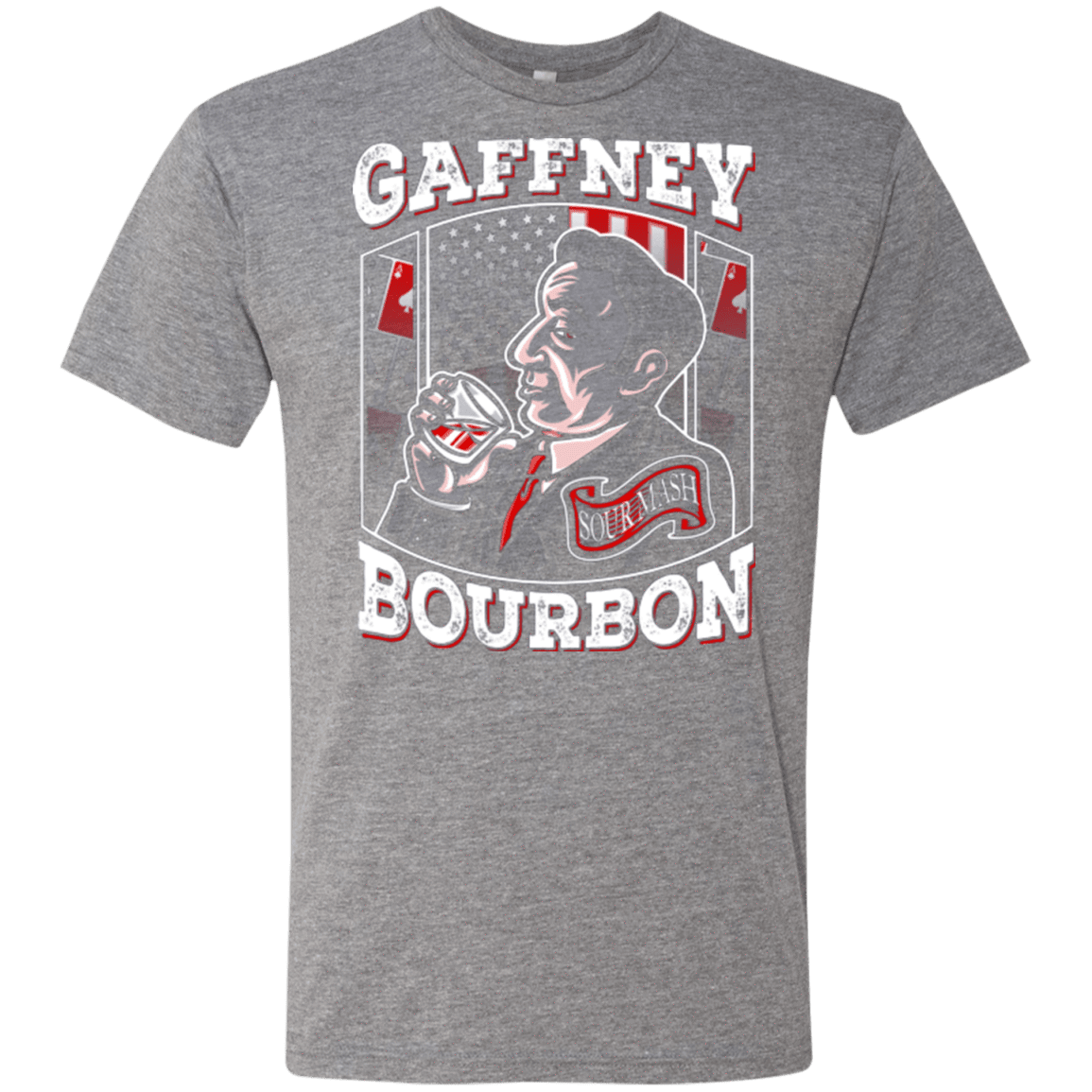 T-Shirts Premium Heather / Small Gaffney Bourbon Men's Triblend T-Shirt
