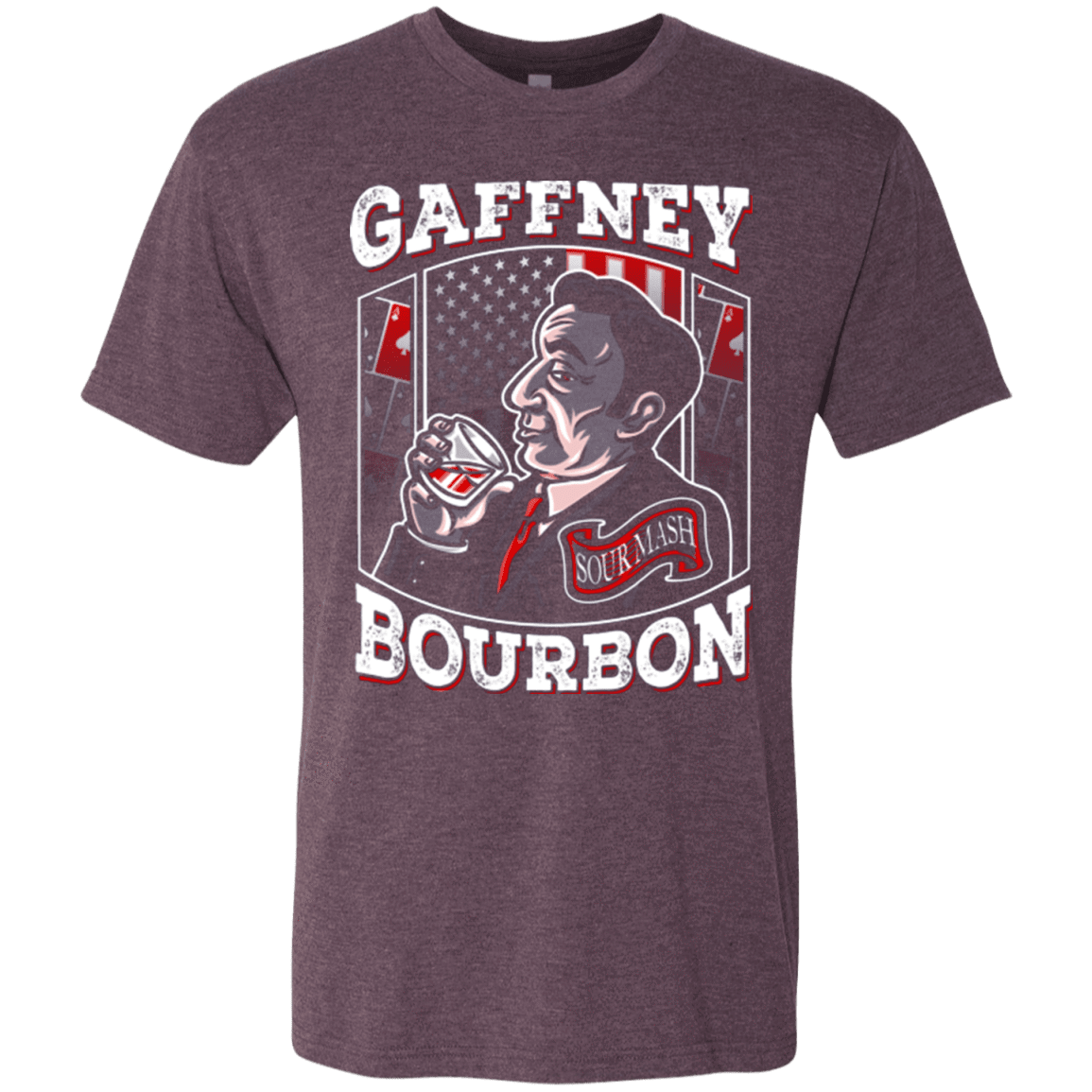 T-Shirts Vintage Purple / Small Gaffney Bourbon Men's Triblend T-Shirt