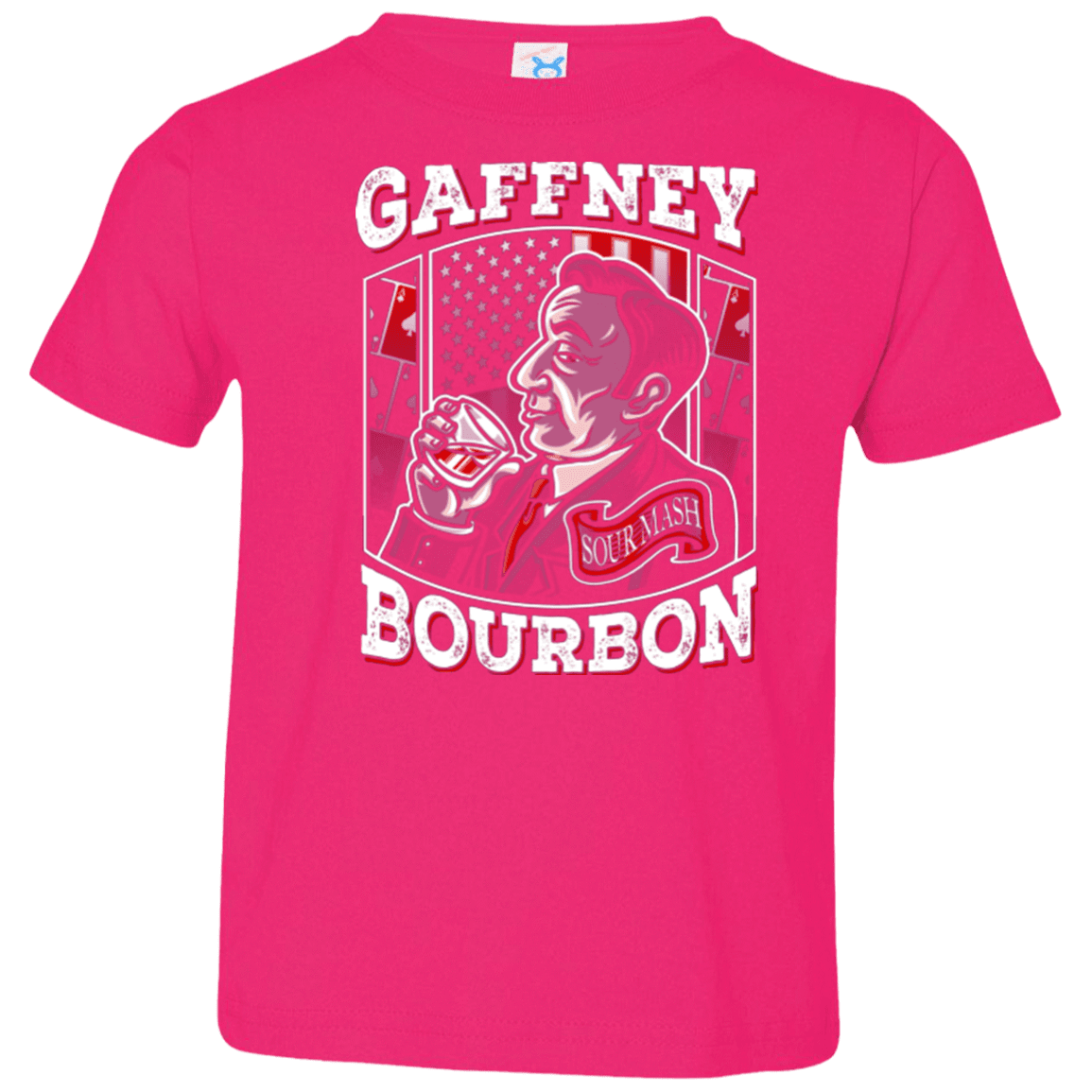 T-Shirts Hot Pink / 2T Gaffney Bourbon Toddler Premium T-Shirt