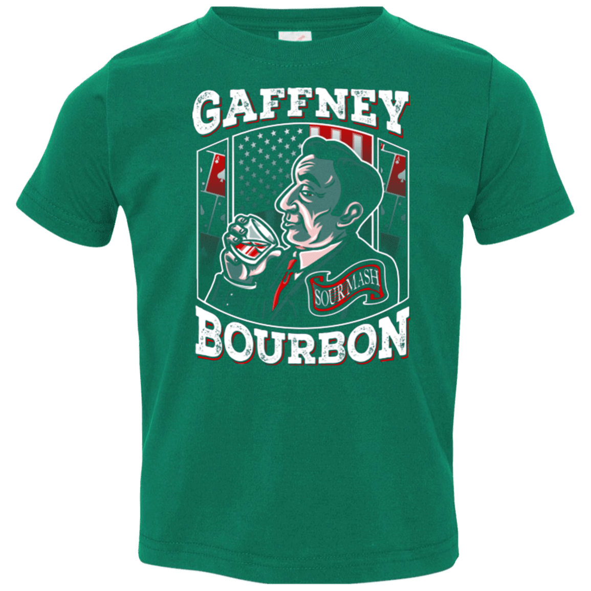 T-Shirts Kelly / 2T Gaffney Bourbon Toddler Premium T-Shirt