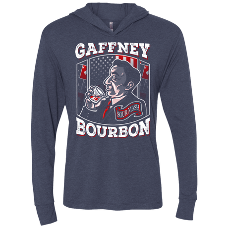 T-Shirts Vintage Navy / X-Small Gaffney Bourbon Triblend Long Sleeve Hoodie Tee