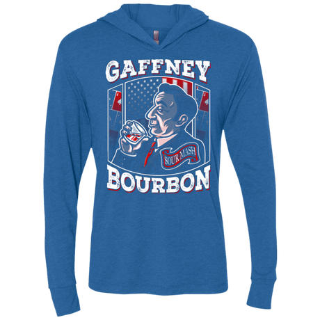 T-Shirts Vintage Royal / X-Small Gaffney Bourbon Triblend Long Sleeve Hoodie Tee