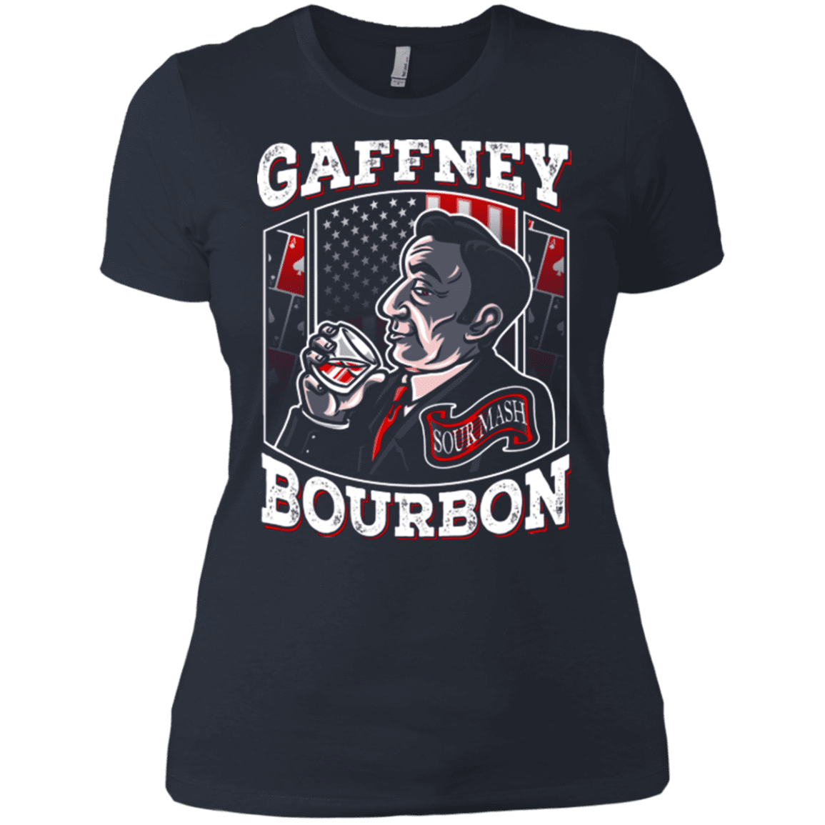 T-Shirts Indigo / X-Small Gaffney Bourbon Women's Premium T-Shirt
