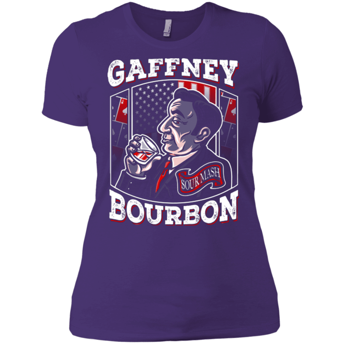 T-Shirts Purple / X-Small Gaffney Bourbon Women's Premium T-Shirt