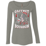 T-Shirts Venetian Grey / Small Gaffney Bourbon Women's Triblend Long Sleeve Shirt