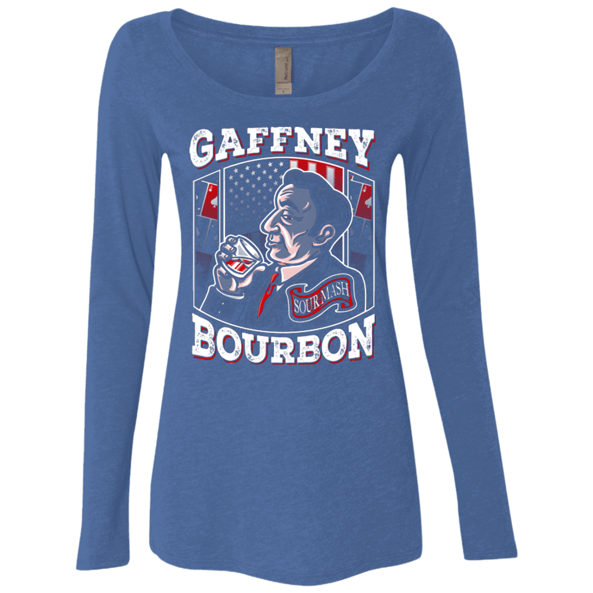 T-Shirts Vintage Royal / Small Gaffney Bourbon Women's Triblend Long Sleeve Shirt