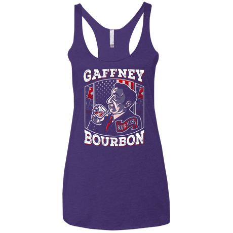 T-Shirts Purple / X-Small Gaffney Bourbon Women's Triblend Racerback Tank