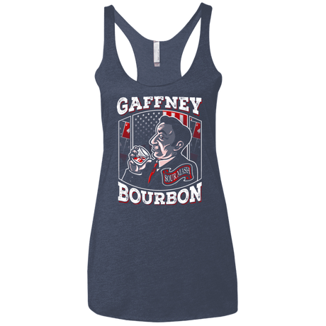 T-Shirts Vintage Navy / X-Small Gaffney Bourbon Women's Triblend Racerback Tank