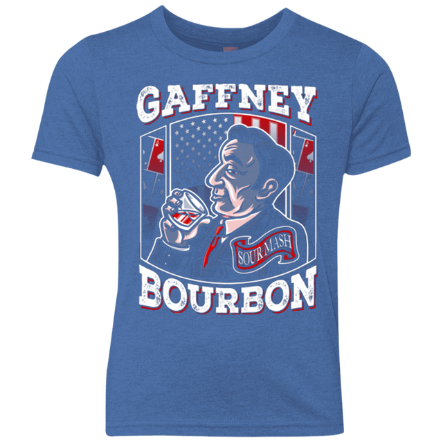 T-Shirts Vintage Royal / YXS Gaffney Bourbon Youth Triblend T-Shirt