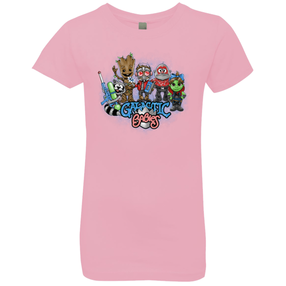 T-Shirts Light Pink / YXS Galactic Babies Girls Premium T-Shirt
