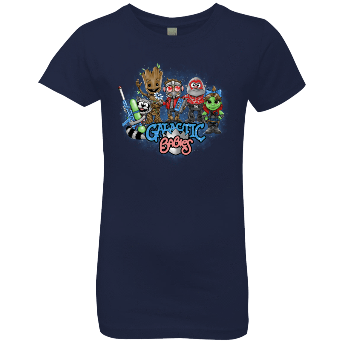 T-Shirts Midnight Navy / YXS Galactic Babies Girls Premium T-Shirt