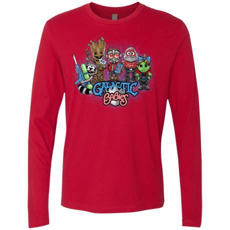 T-Shirts Red / Small Galactic Babies Men's Premium Long Sleeve