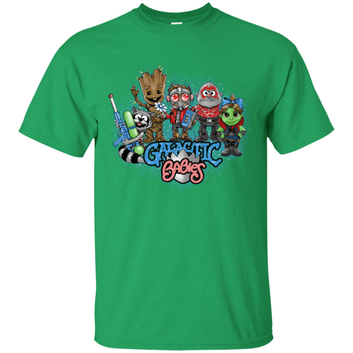T-Shirts Irish Green / Small Galactic Babies T-Shirt
