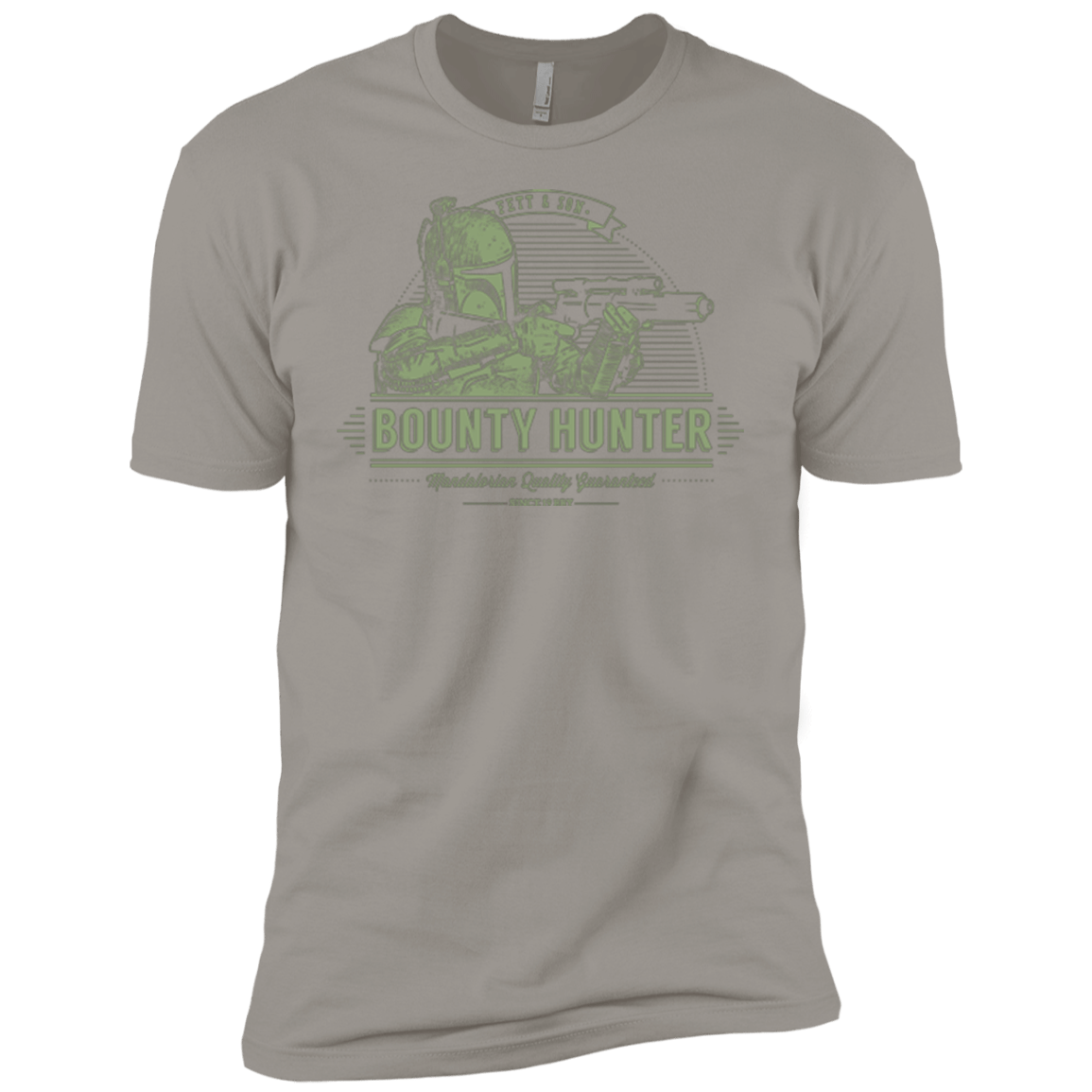 T-Shirts Light Grey / YXS Galactic Bounty Hunter Boys Premium T-Shirt