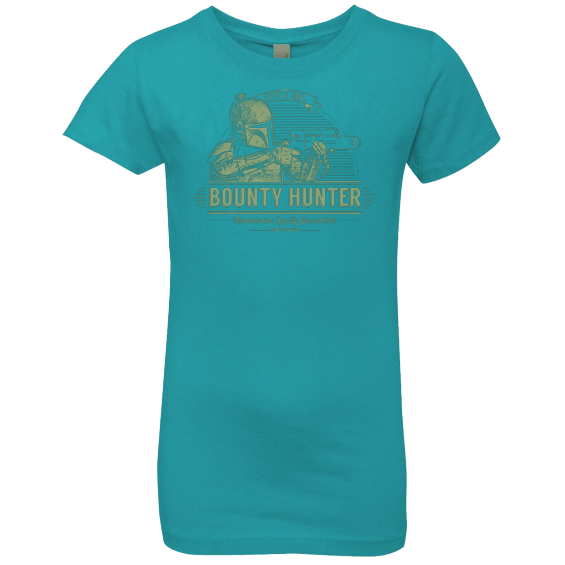 T-Shirts Tahiti Blue / YXS Galactic Bounty Hunter Girls Premium T-Shirt