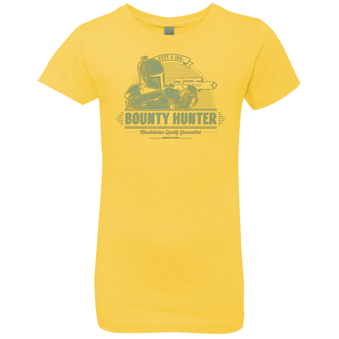 T-Shirts Vibrant Yellow / YXS Galactic Bounty Hunter Girls Premium T-Shirt