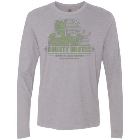 T-Shirts Heather Grey / Small Galactic Bounty Hunter Men's Premium Long Sleeve