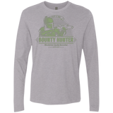 T-Shirts Heather Grey / Small Galactic Bounty Hunter Men's Premium Long Sleeve