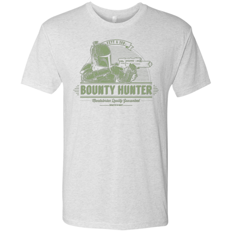 T-Shirts Heather White / Small Galactic Bounty Hunter Men's Triblend T-Shirt