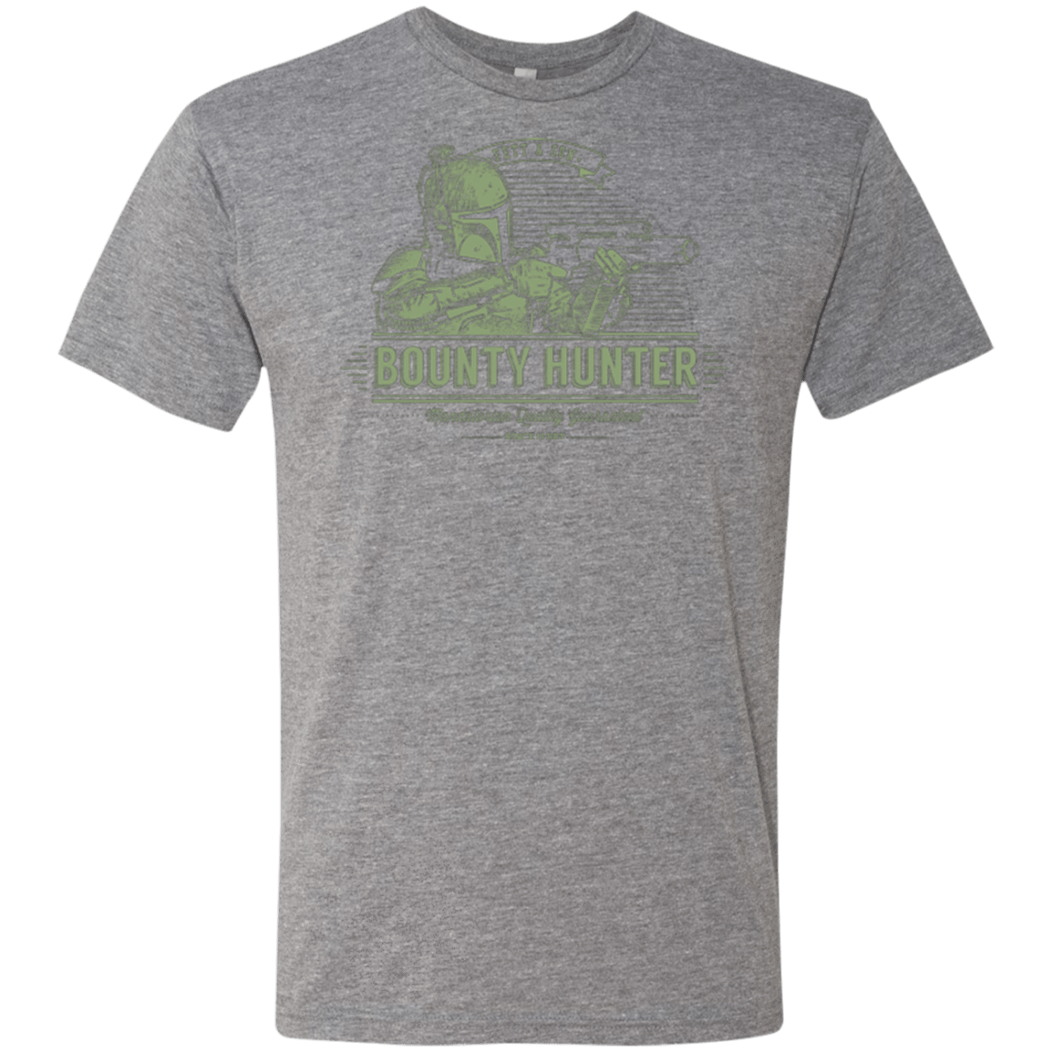 T-Shirts Premium Heather / Small Galactic Bounty Hunter Men's Triblend T-Shirt