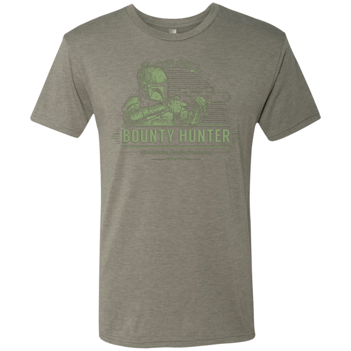 T-Shirts Venetian Grey / Small Galactic Bounty Hunter Men's Triblend T-Shirt