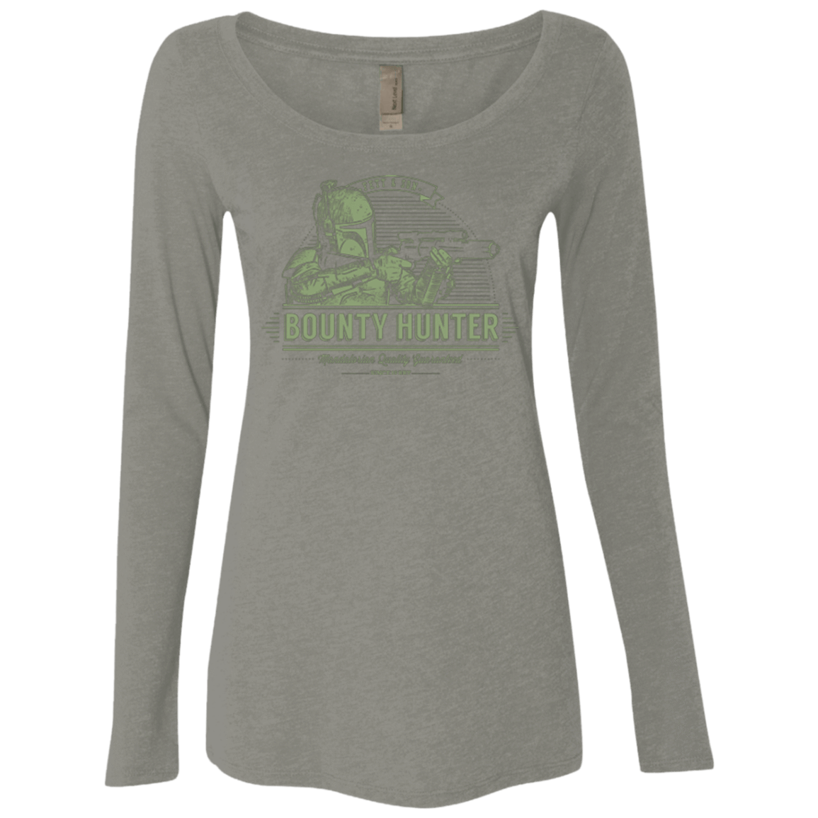 T-Shirts Venetian Grey / Small Galactic Bounty Hunter Women's Triblend Long Sleeve Shirt