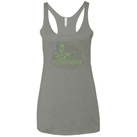 T-Shirts Venetian Grey / X-Small Galactic Bounty Hunter Women's Triblend Racerback Tank